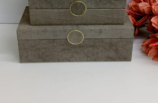2 en 1 Boîte de Rangement Décor