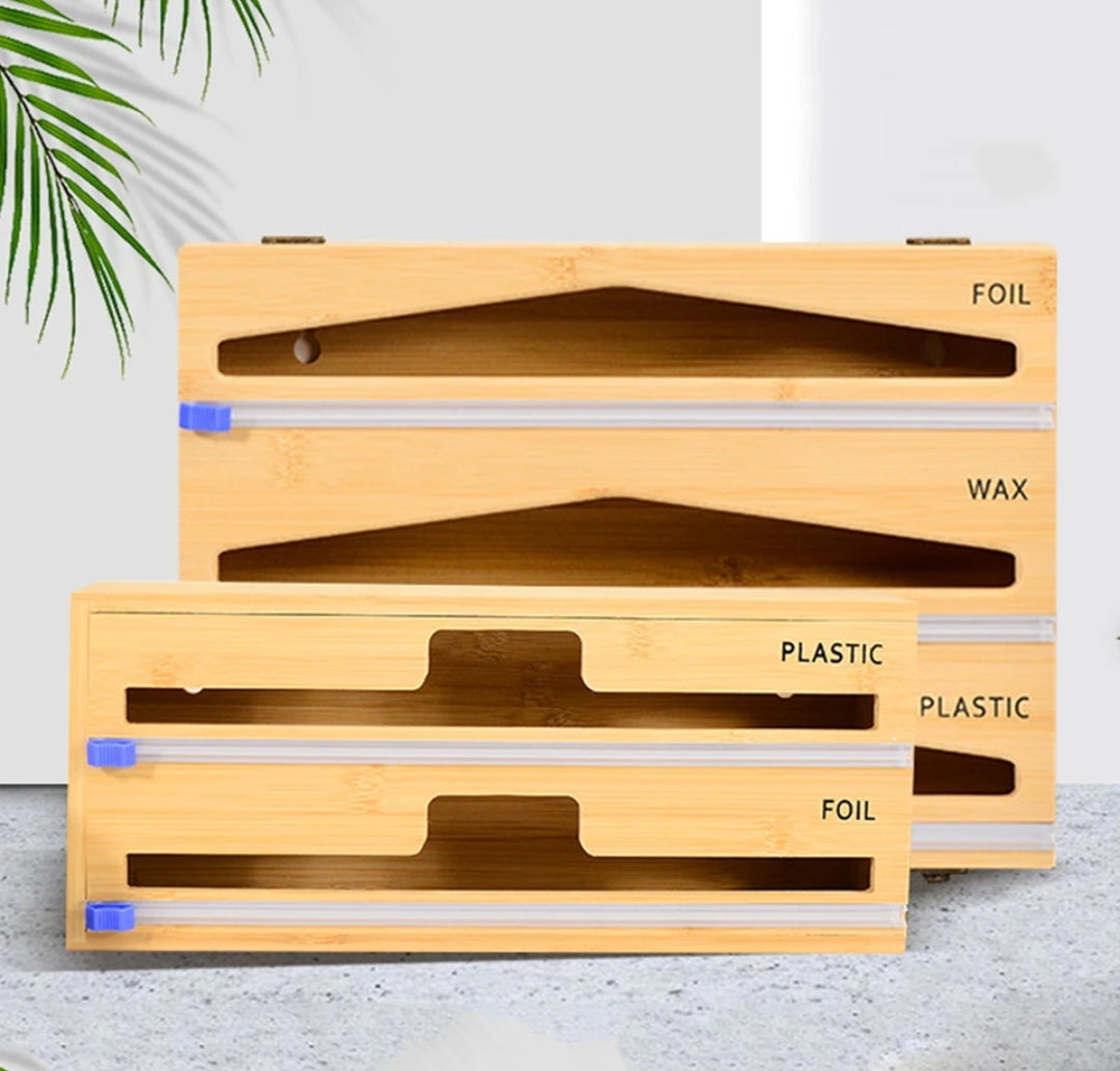 Distributeur de film alimentaire en bambou écologique