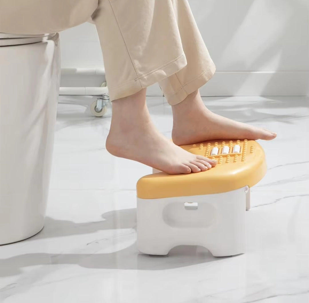 Repose-pieds de toilettes avec roulettes