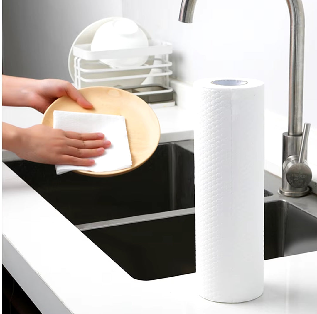 Essuie-tout réutilisables 2 rouleaux