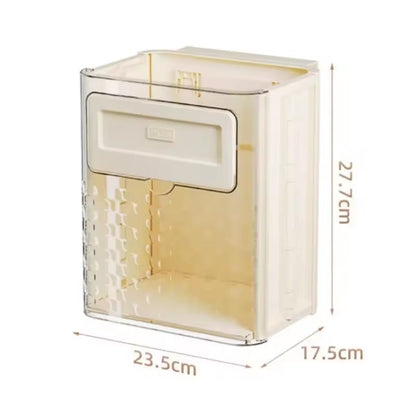 Poubelle de cuisine murale pliable 10L