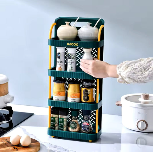 Étagère de rangement pour cuisine / ustensiles à 4 couches