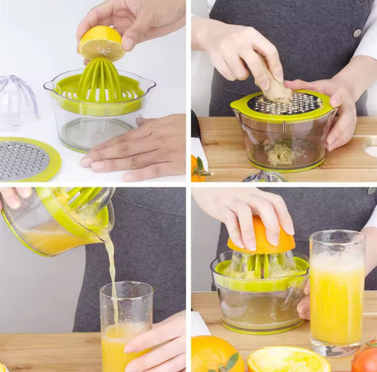 Extracteur et râpe multifonction 4 en 1