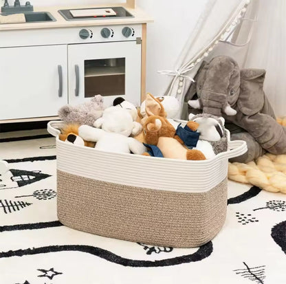Panier en corde de coton