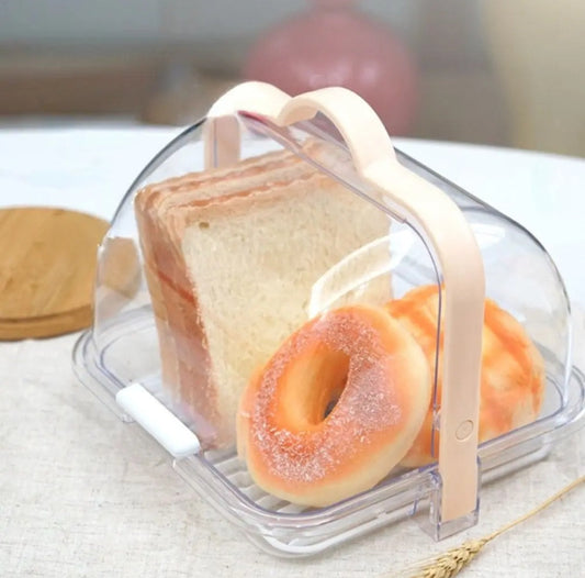 Boîte de stockage de pain portable avec un couvercle enroulable