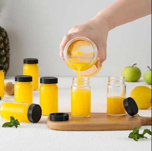 Bouteilles de shot au gingembre en verre BlackNov