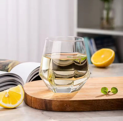6pc Verres à boissons hexagonaux