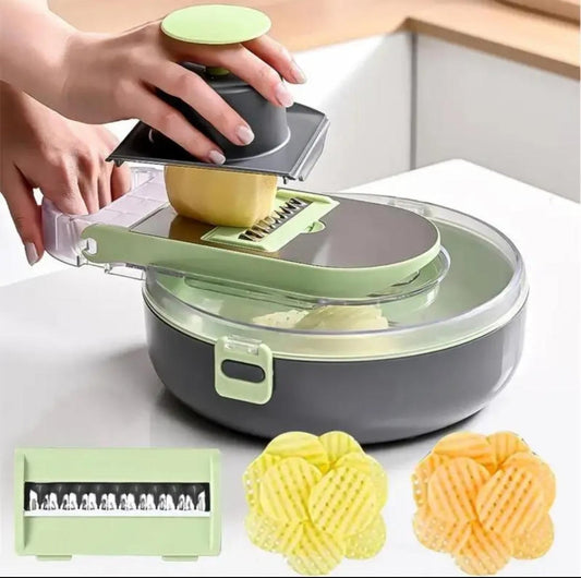 9pcs Coupe-légumes/Coupe-multi-fonctionnel