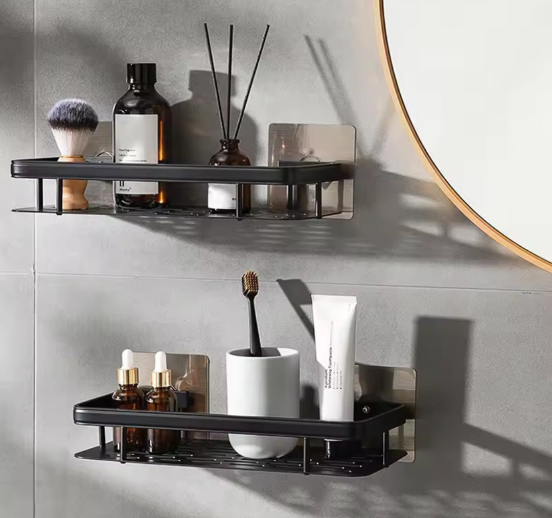 Étagère de rangement pour douche en métal