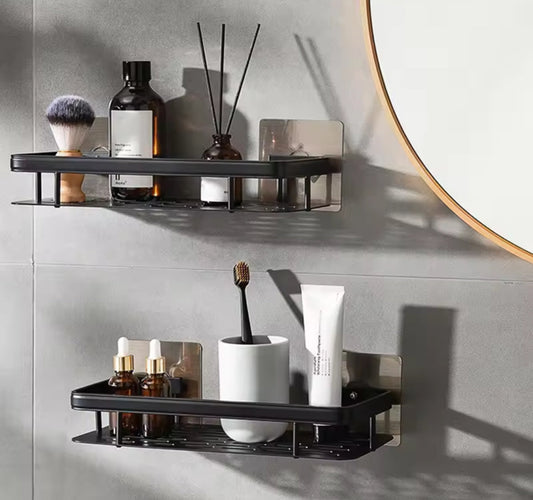 Étagère de rangement pour douche en métal