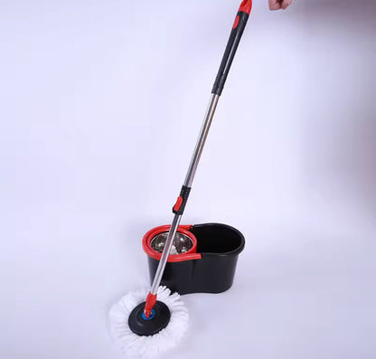 Mop de nettoyage avec essoreuse métallique