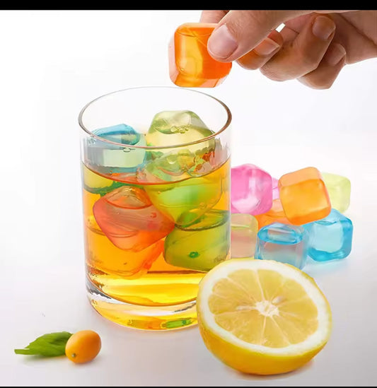 Cubes de glace en silicone réutilisables 30pc
