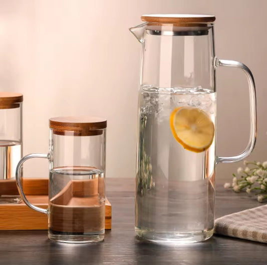 1,2 L pichet en verre résistant à la chaleur