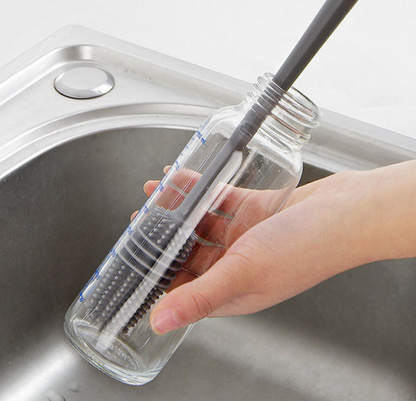BrushMaster – Brosse à vaisselle en silicone pour bouteilles et verres