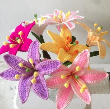 Fleurs au Crochet Lily Décor