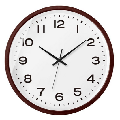 Horloge murale en bois scandinave