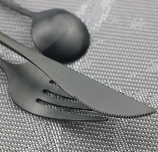 Floroux ensemble de couverts minimaliste de 36 pièces | Acier inoxydable | Design moderne | Durable et passant au lave-vaisselle | Pour 6 personnes