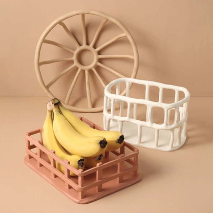 Bol à fruits en résine élégant