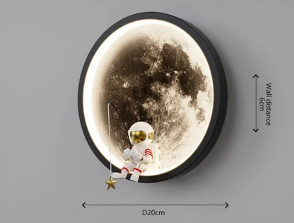 Floroux – Lampe murale LED Lune