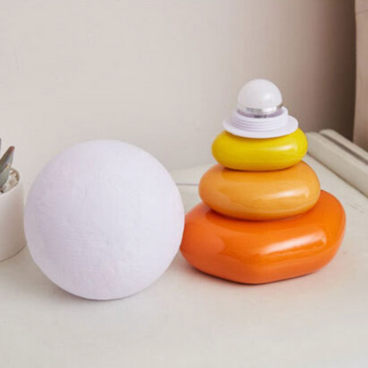Lampe de table en céramique Egg Moon