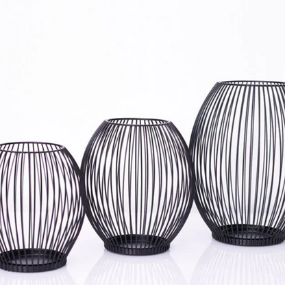 Floroux Elegant Iron Candle Holder | Modern Candle Holder | Home Decoration