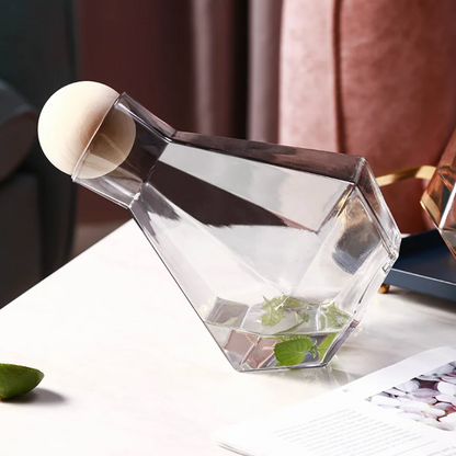 Floroux Diamond Design Drinking Glass Set (5 pieces) | Luxurious glass design for stylish drinks