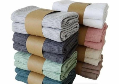 Ensemble de 2 serviettes en coton super absorbantes pour la cuisine noiresNov