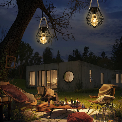 Floroux Solar Lampe géométrique | Éclairage extérieur LED | Durable & élégant | Décoration pour jardin & terrasse