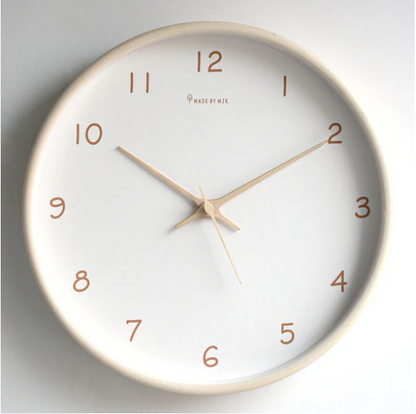 Floroux | Horloge murale en bois faite à la main