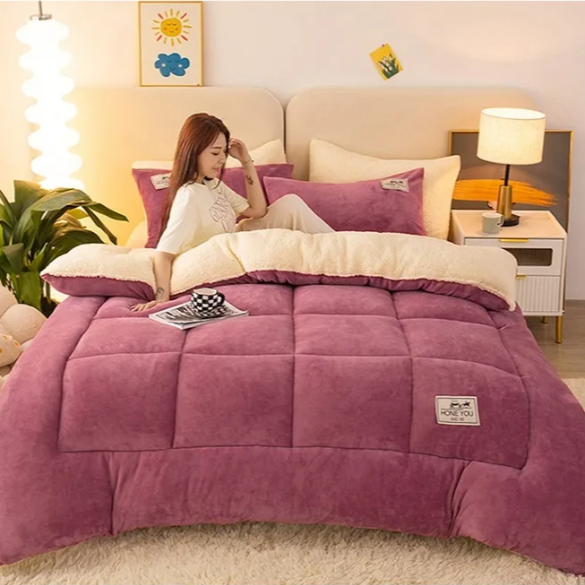 Floroux - Couverture en polaire thermique d'hiver de haute qualité