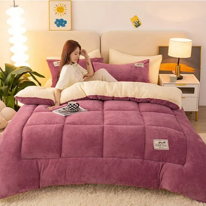 Floroux - Couverture en polaire thermique d'hiver de haute qualité