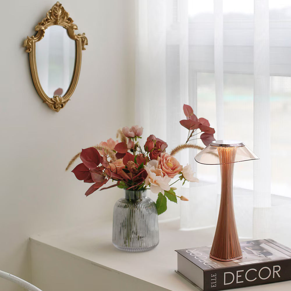 Lampe Flare Sculptée | Lampe de Table LED Nordique