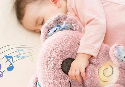 Floroux - Mignon ours koala câlin avec lumière apaisante et musique pour des nuits relaxantes