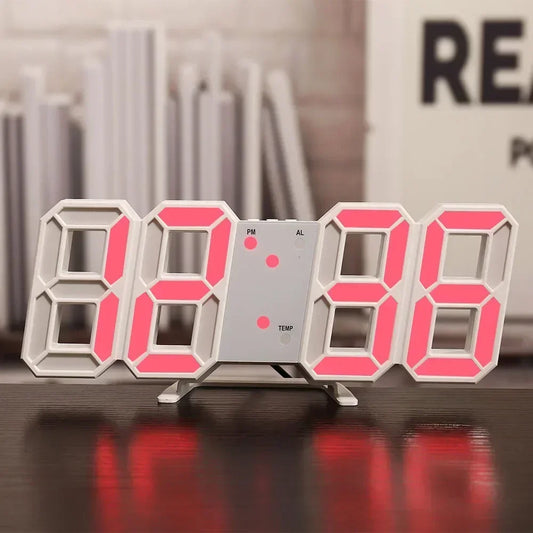 Horlogix – Horloge LED 3D pour Décoration Intérieure Moderne