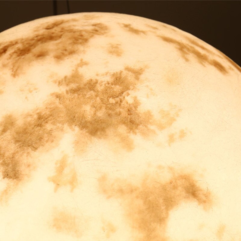 chandelier pleine lune créatif moderne nordique