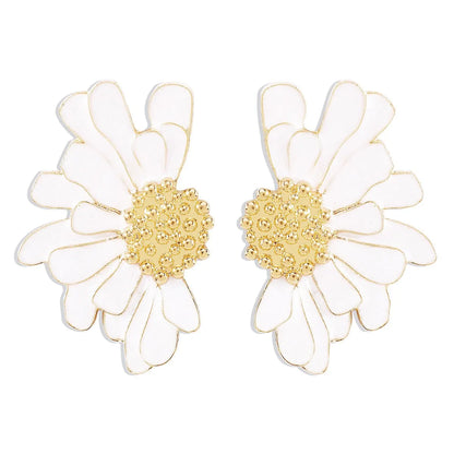 BloomGaze Boucles d'oreilles - Déclaration Pétales d'or Boucles d'oreilles