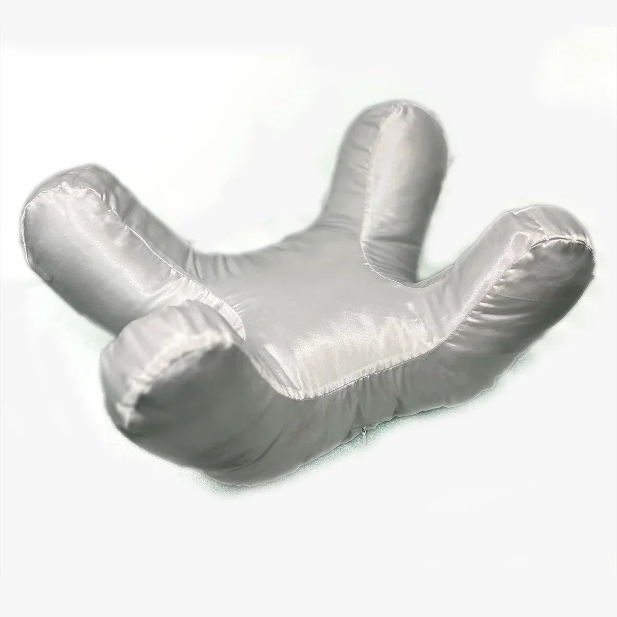 DreamSilk - Oreiller de Visage avec Taie Satinée de Luxe