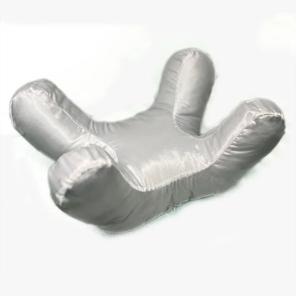 DreamSilk - Oreiller de Visage avec Taie Satinée de Luxe