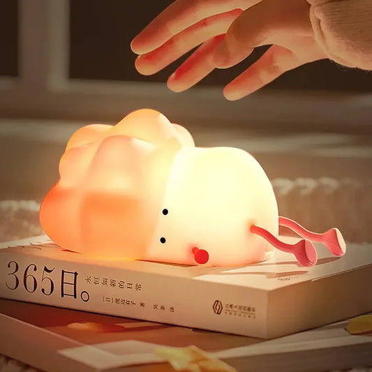 Lampe Squishy - Lampe de nuit LED pour enfants avec 3 niveaux de variation d'intensité