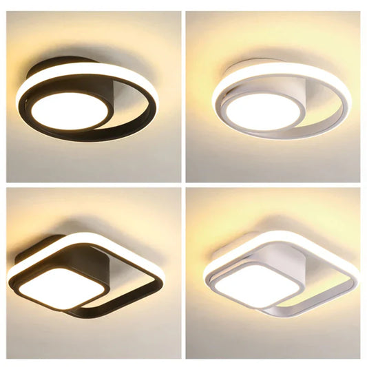 LumièreClair – Plafonnier LED Moderne pour Couloirs et Entrées