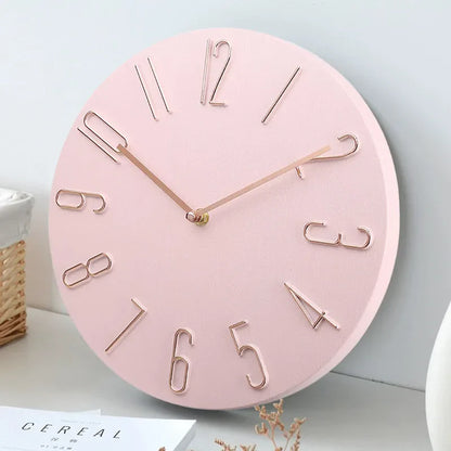 SilenceLuxe – Horloge Murale Ultra-Silencieuse et Contemporaine