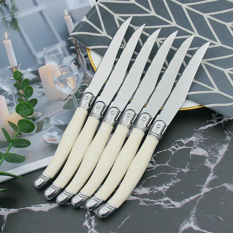 Set de couverts Laguiole couleur ivoire