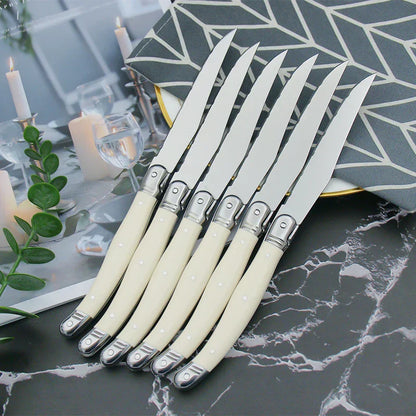 Set de couverts Laguiole couleur ivoire