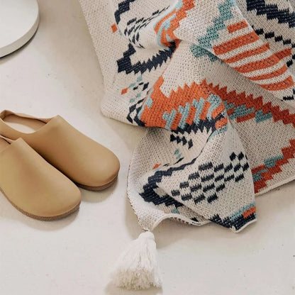 Bohemian Carre avec des designs géométriques