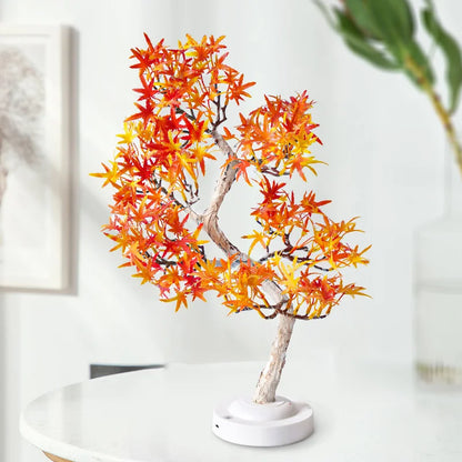 ÉrableLumi - Lampe LED Arbre Feuilles d’Érable Décorative