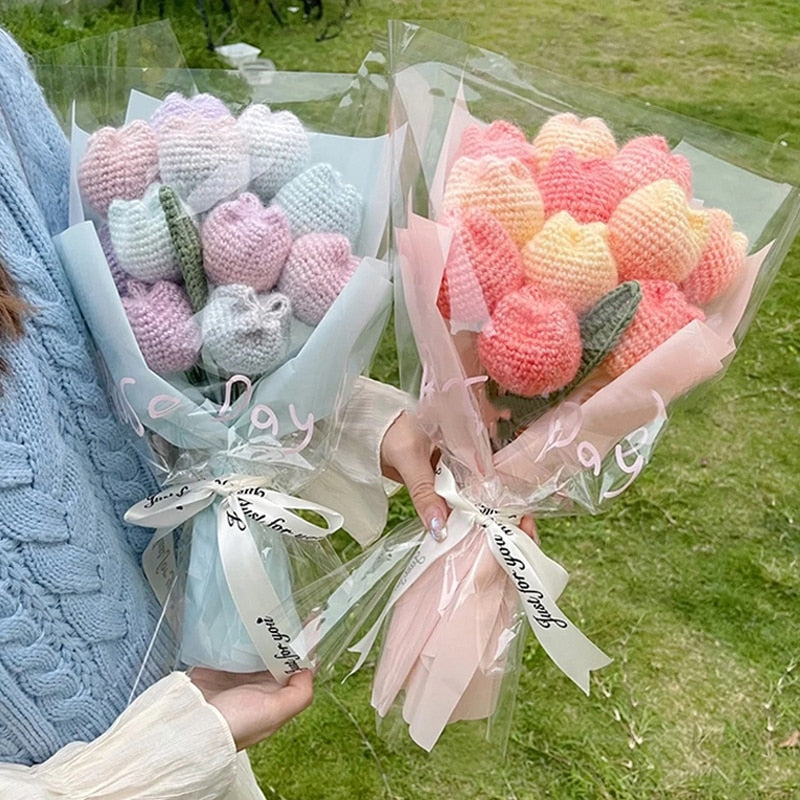 Fleurs au crochet faites main Décor