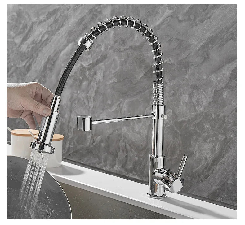 AquaFusion – Robinet de cuisine moderne avec fonctionnalité élégante