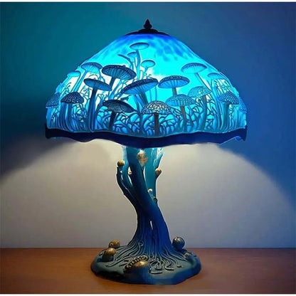 Floroux - Lampe de table champignon colorée