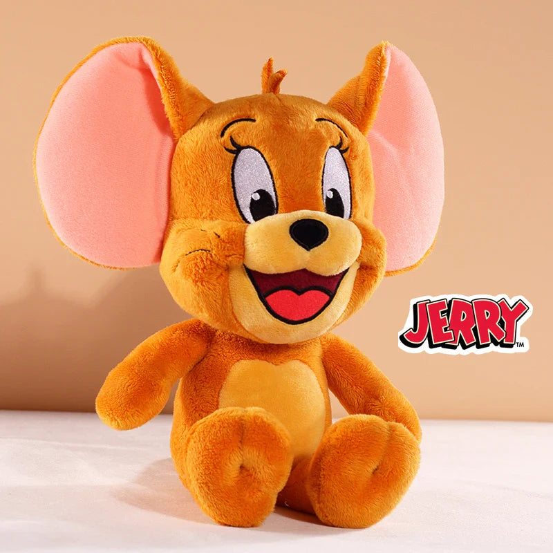 Doll en peluche Tom et Jerry mignon - Coussin apaisant pour le sommeil des bébés, parfait cadeau pour les enfants et les amateurs de poupées