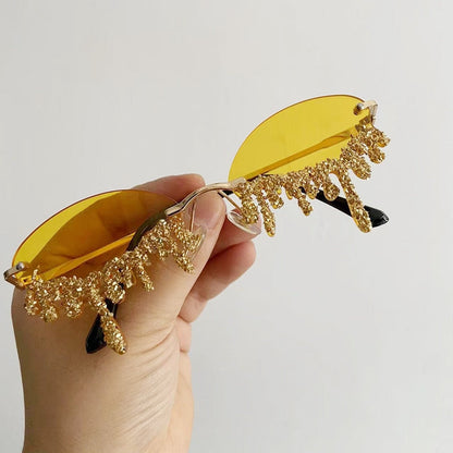 Cry me a Glitter – Lunettes de festival scintillantes